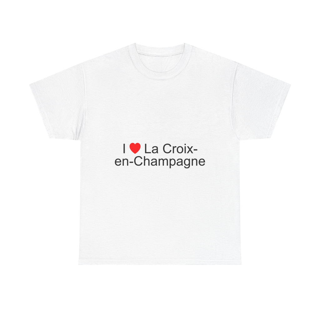 T-shirt I love la croix-en-champagne