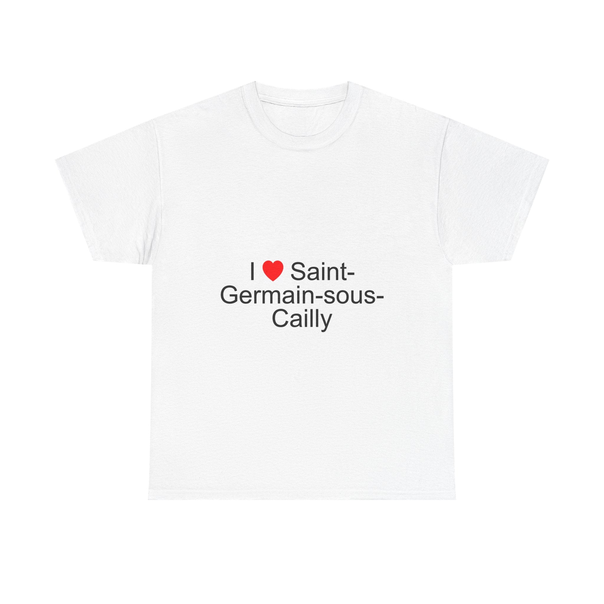 T-shirt I love saint-germain-sous-cailly