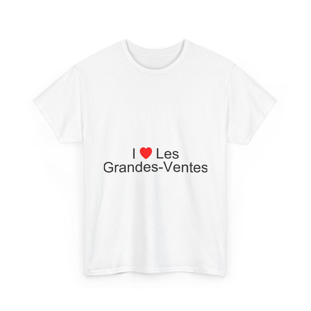 T-shirt I love les grandes-ventes