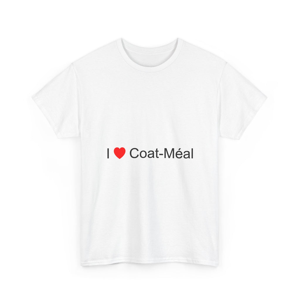 T-shirt I love coat-méal