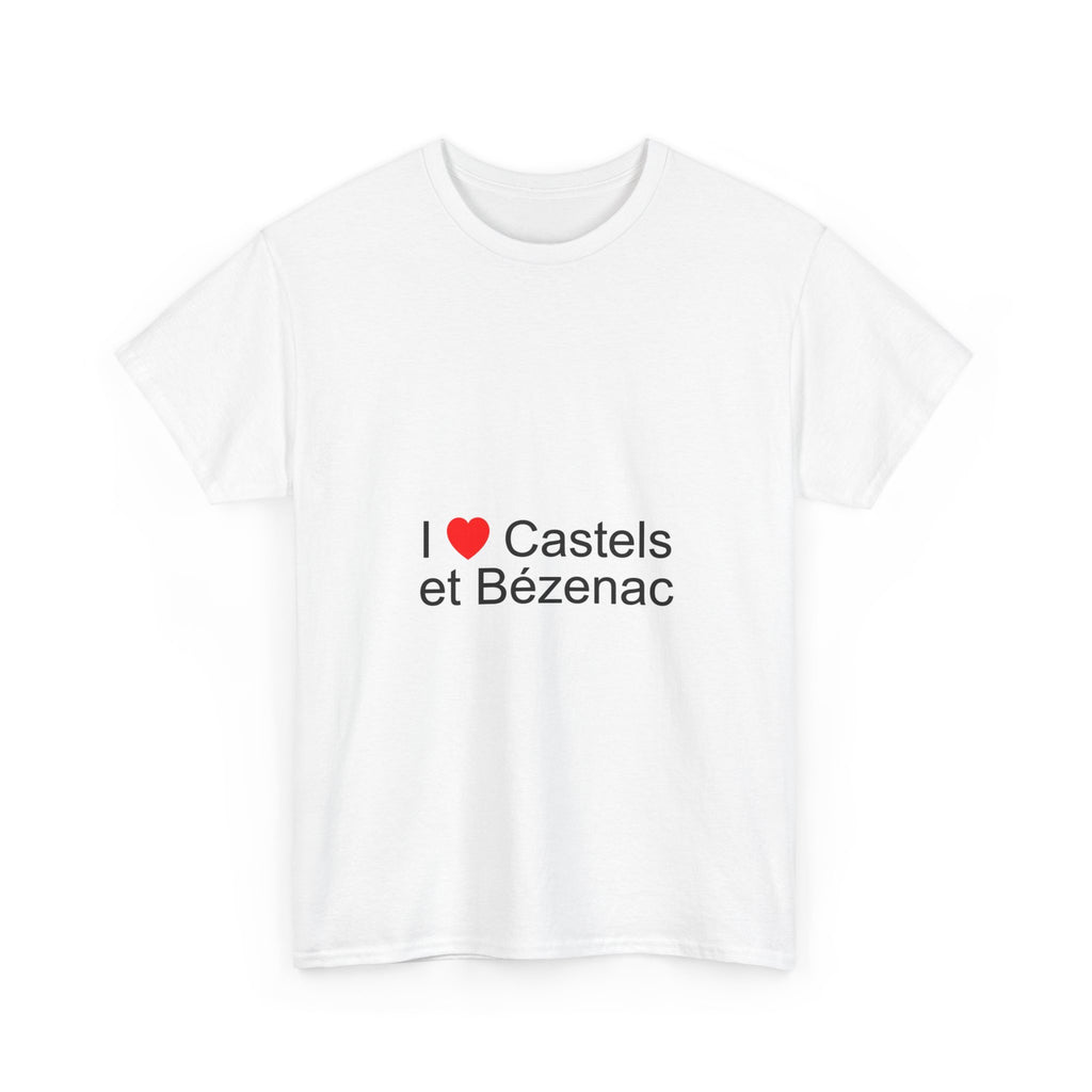 T-shirt I love castels et bézenac
