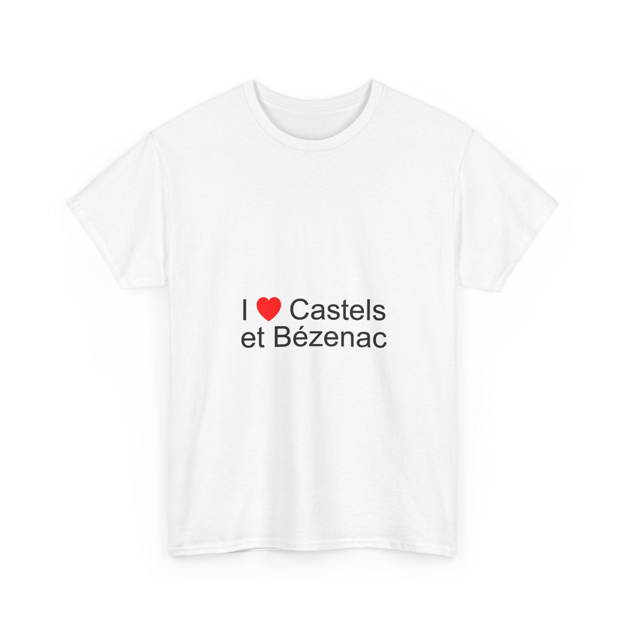 T-shirt I love castels et bézenac
