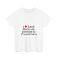 T-Shirt Ich liebe Saint-Martin-de-Bienfaite-la-Cressonnière