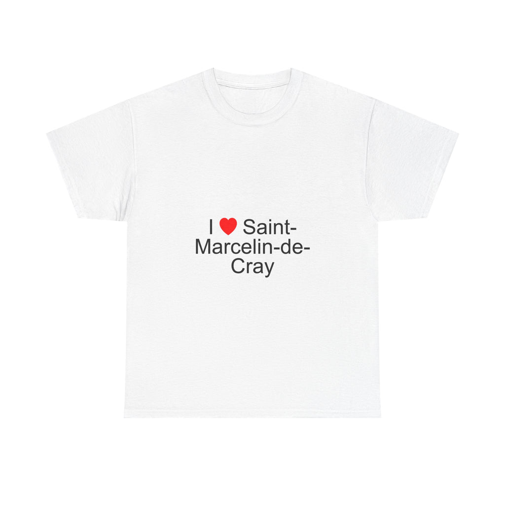 T-Shirt Ich liebe Saint-Marcelin-de-Cray