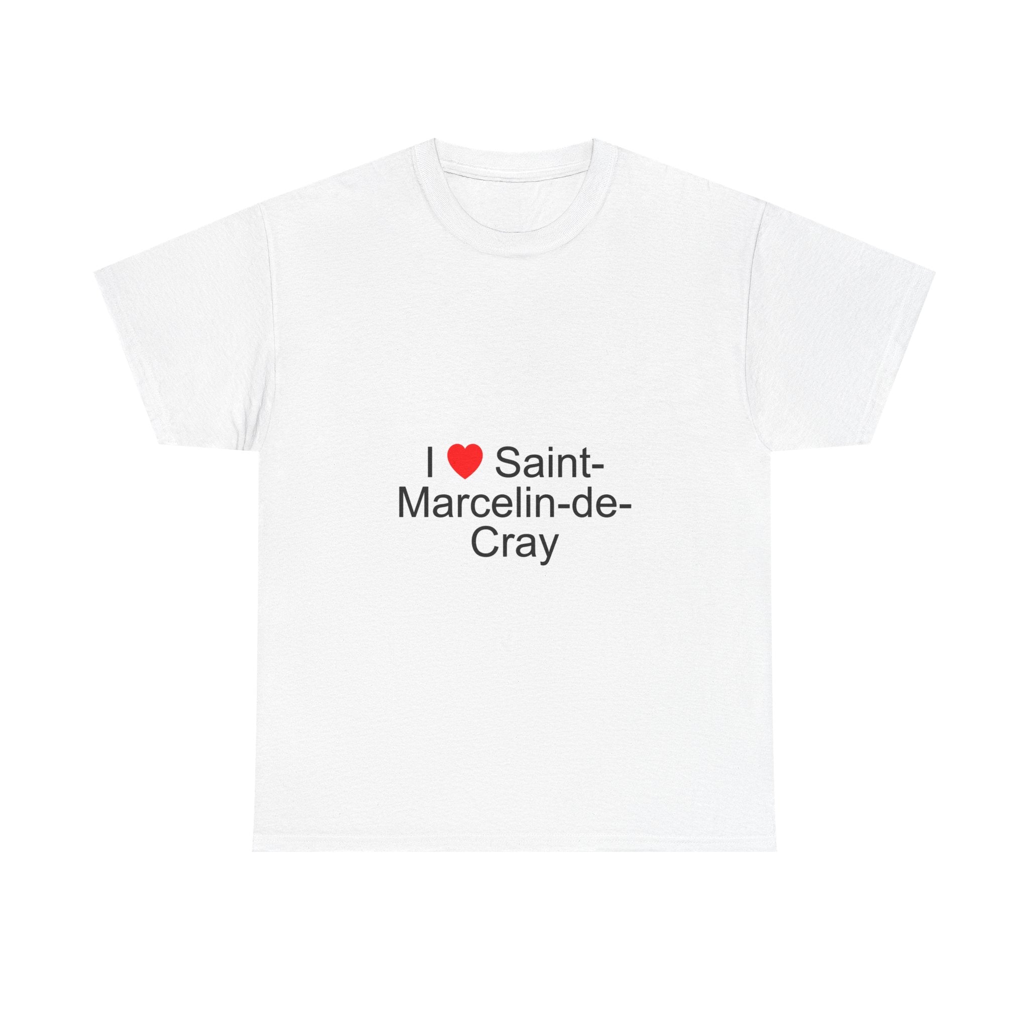 T-shirt I love saint-marcelin-de-cray
