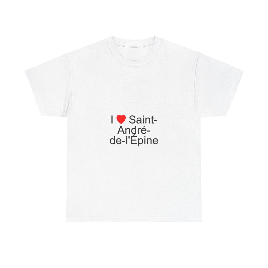 T-Shirt Ich liebe Saint-André-de-l'Épine