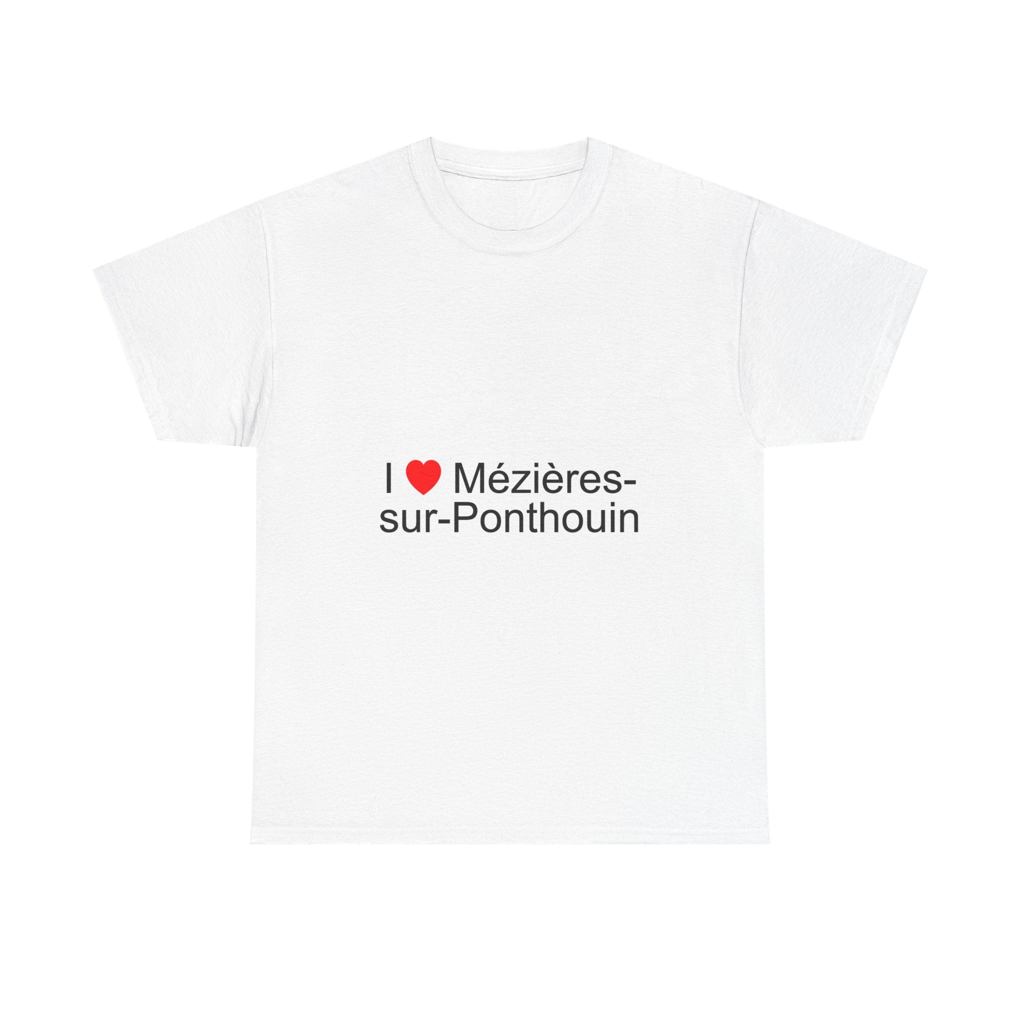 T-shirt I love mézières-sur-ponthouin