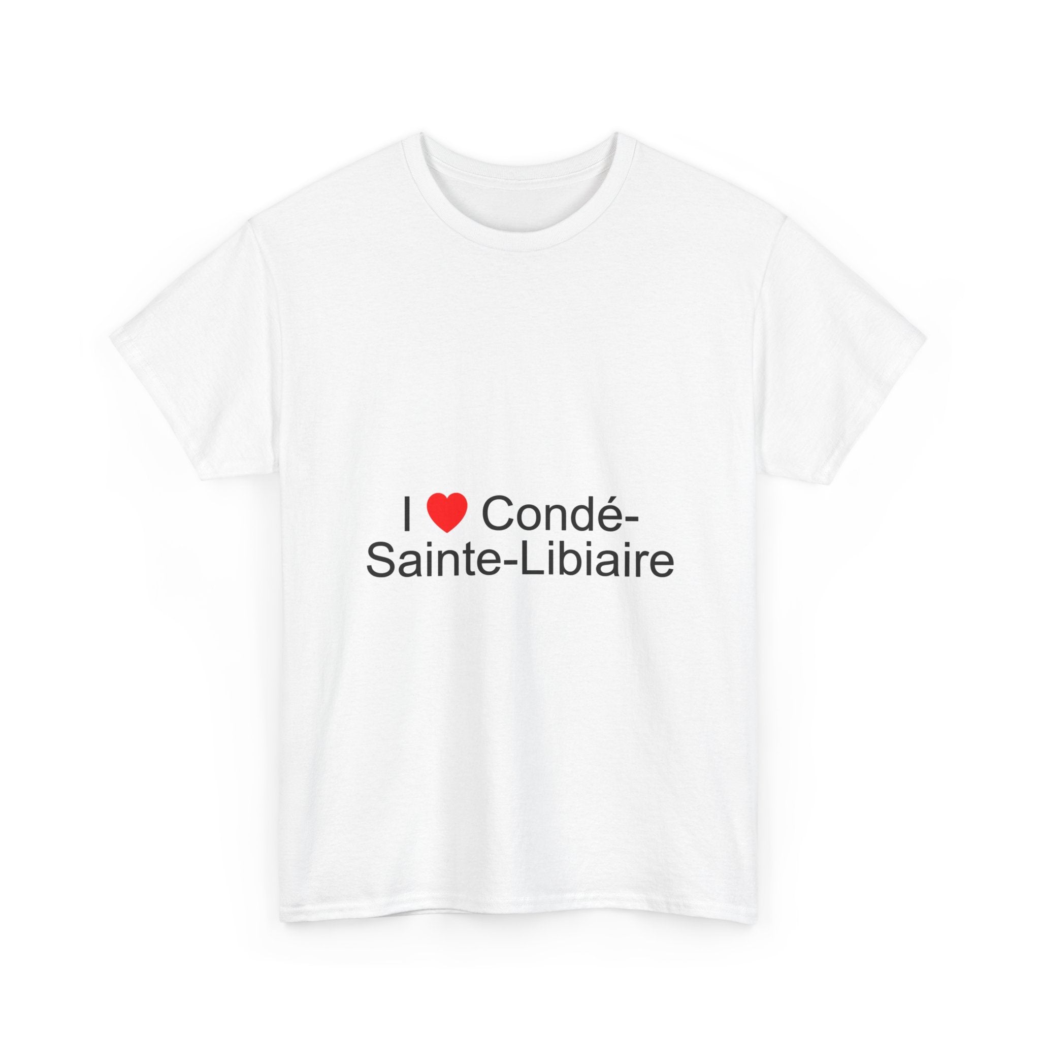 T-shirt I love condé-sainte-libiaire