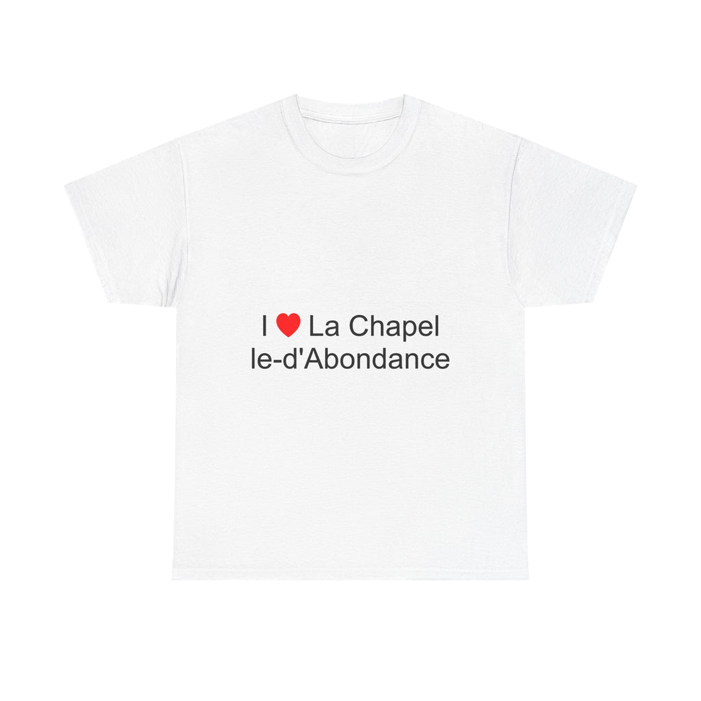 T-shirt I love la chapelle-d'abondance