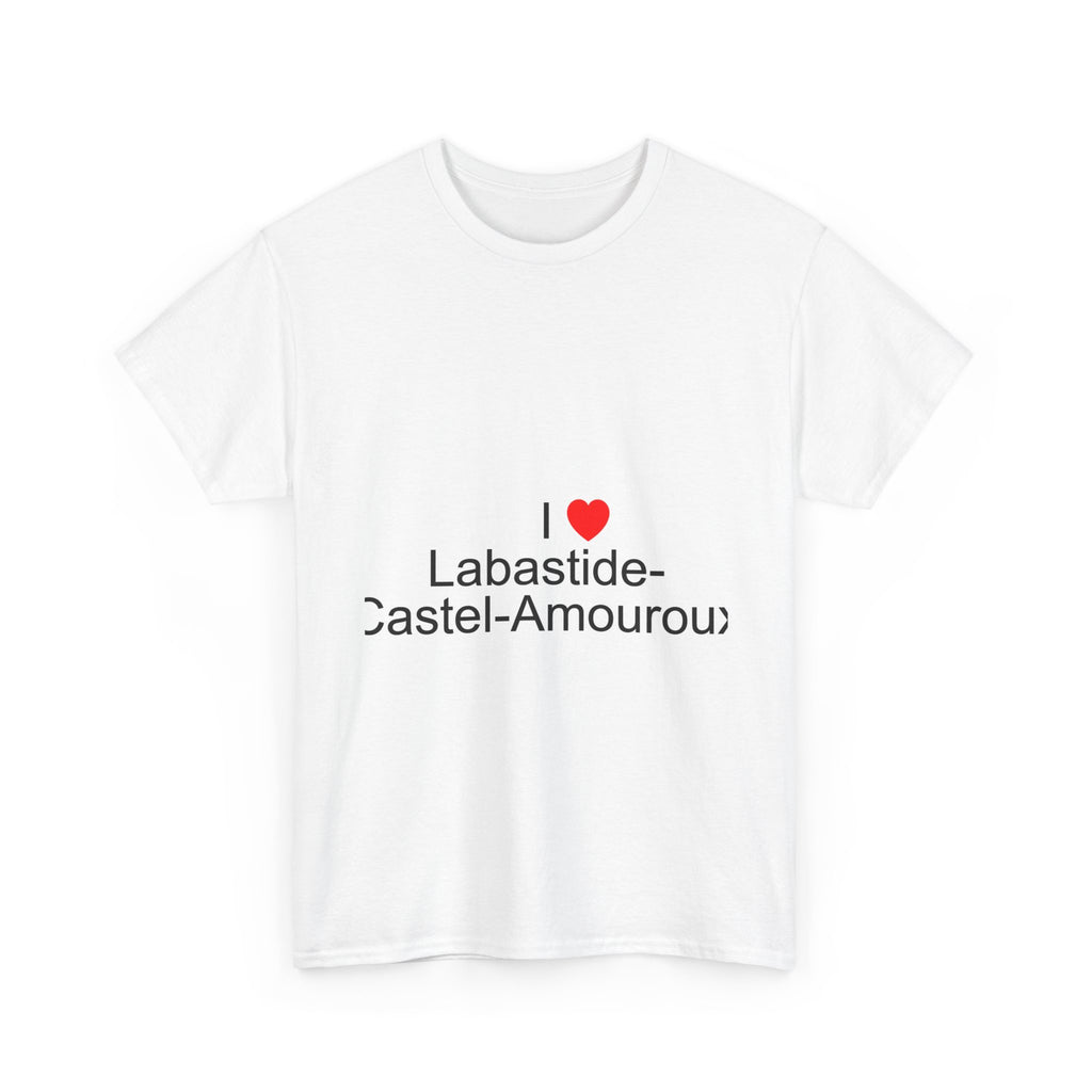 T-shirt I love labastide-castel-amouroux