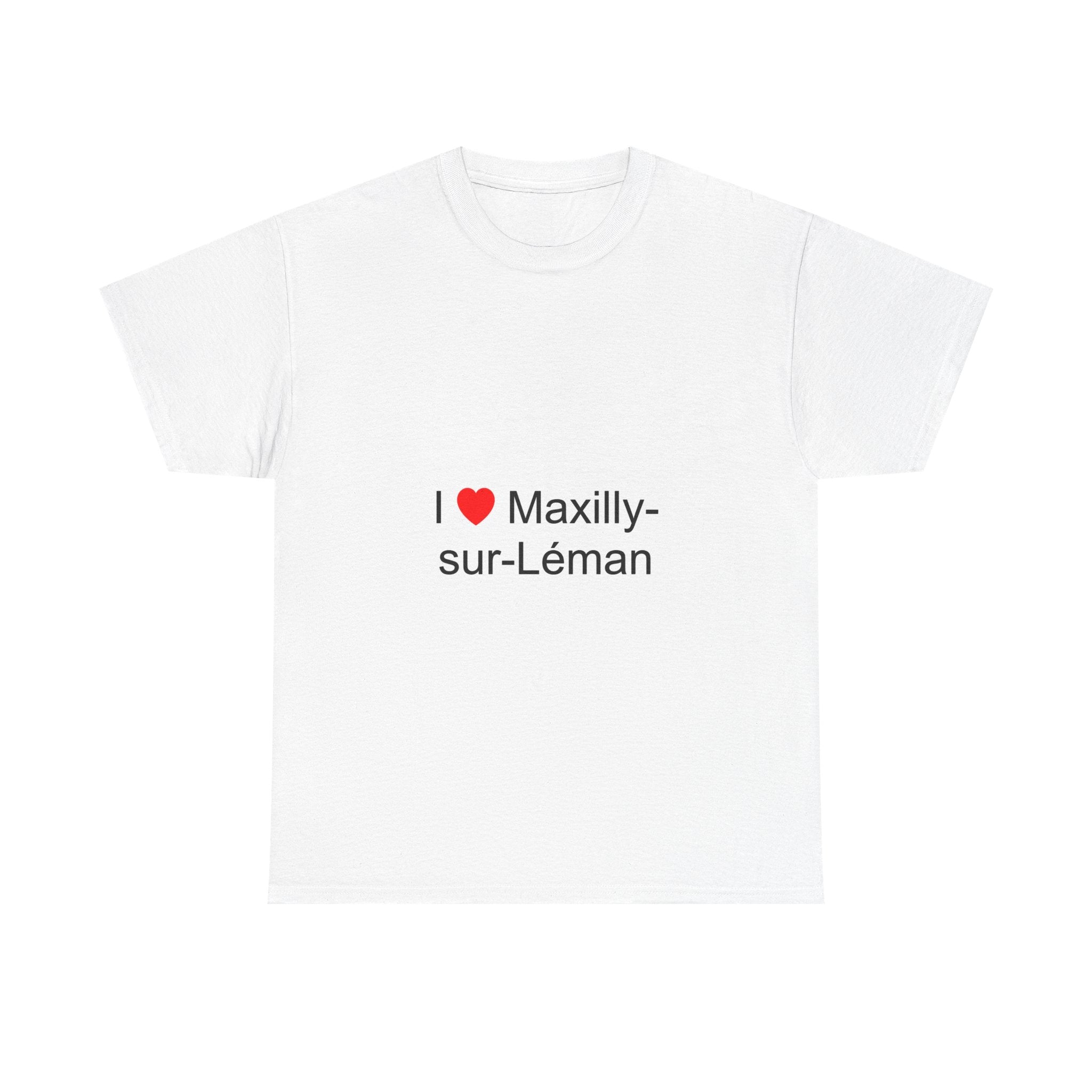 T-shirt I love maxilly-sur-léman