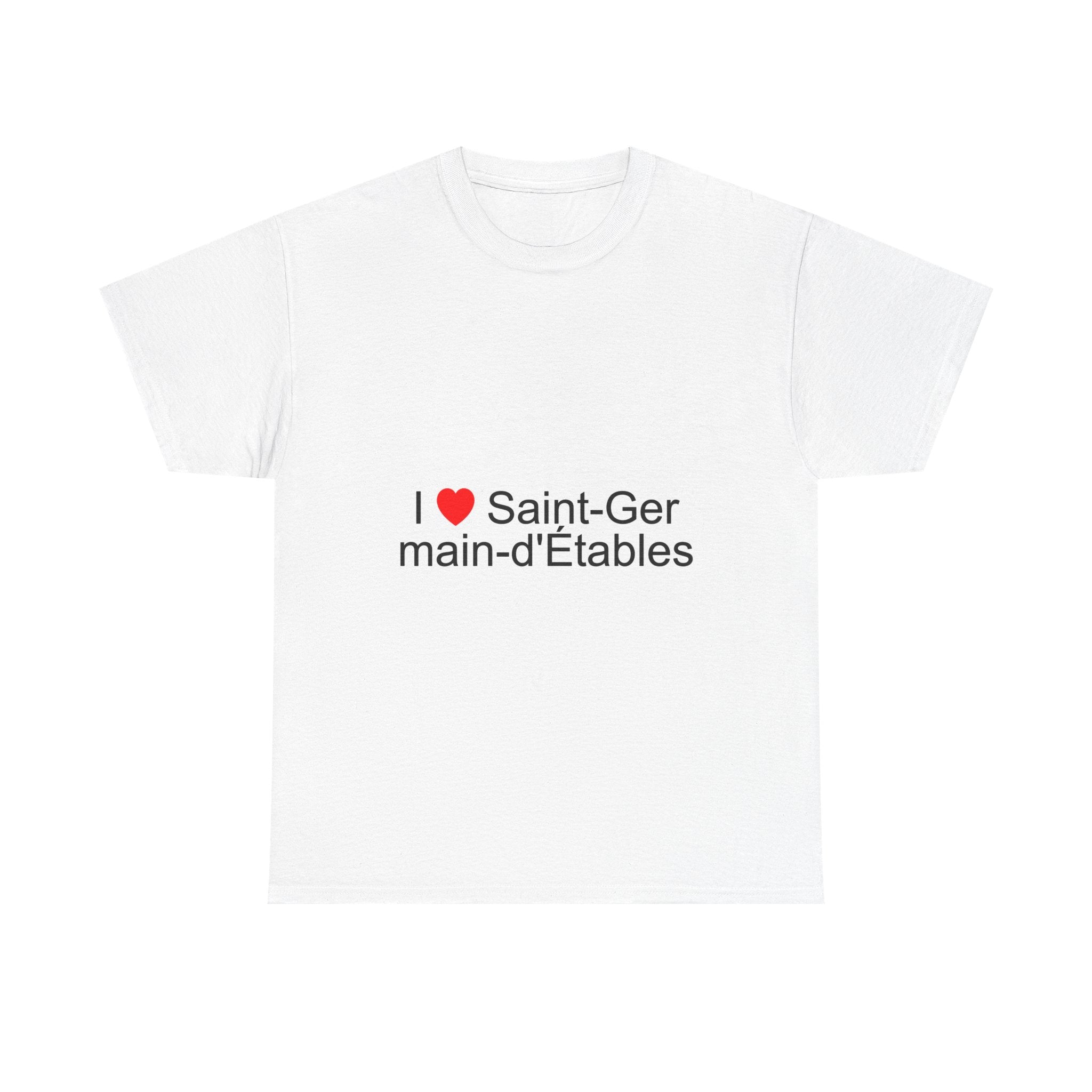 T-shirt I love saint-germain-d'étables