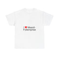 T-shirt I love mesnil-follemprise