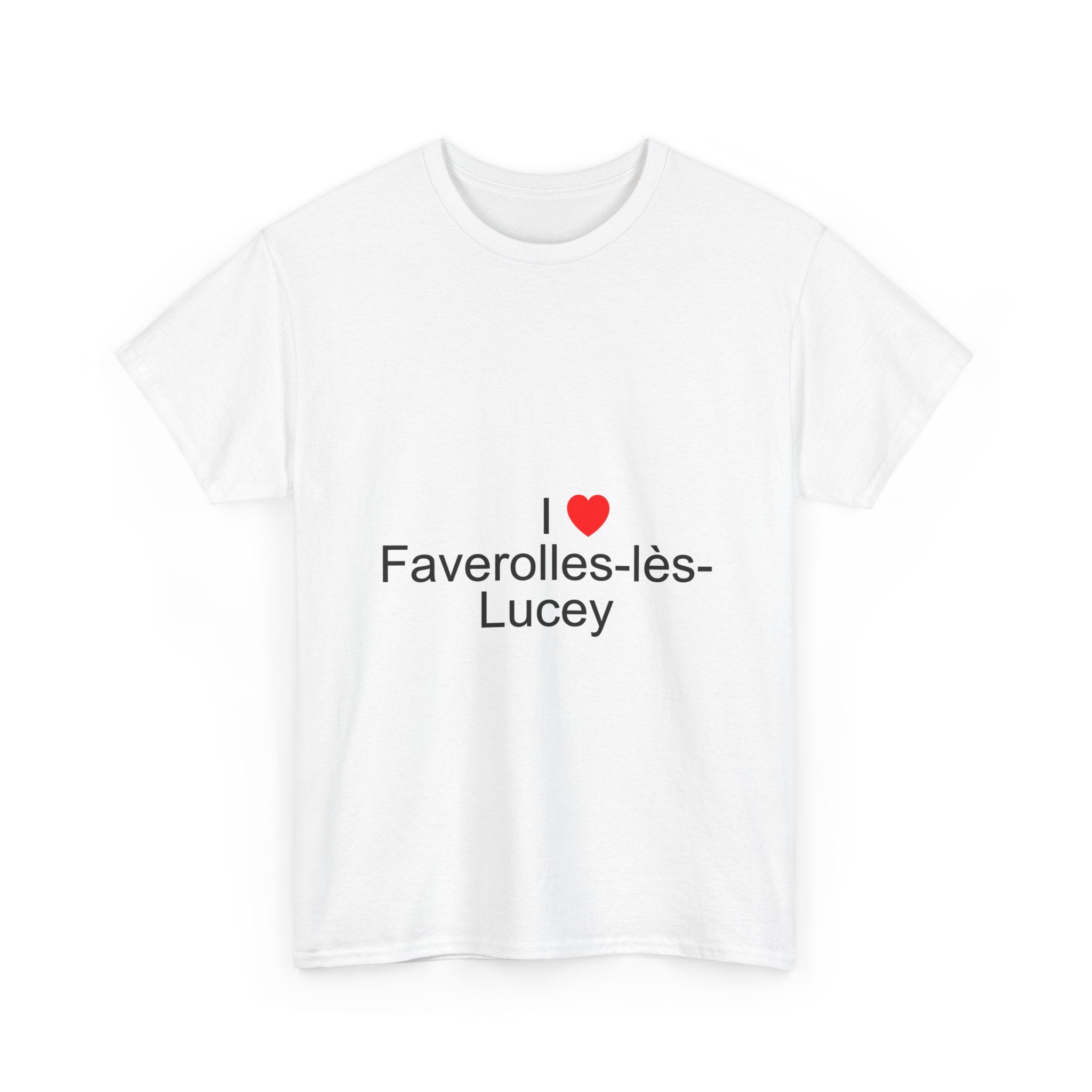 T-shirt I love faverolles-lès-lucey