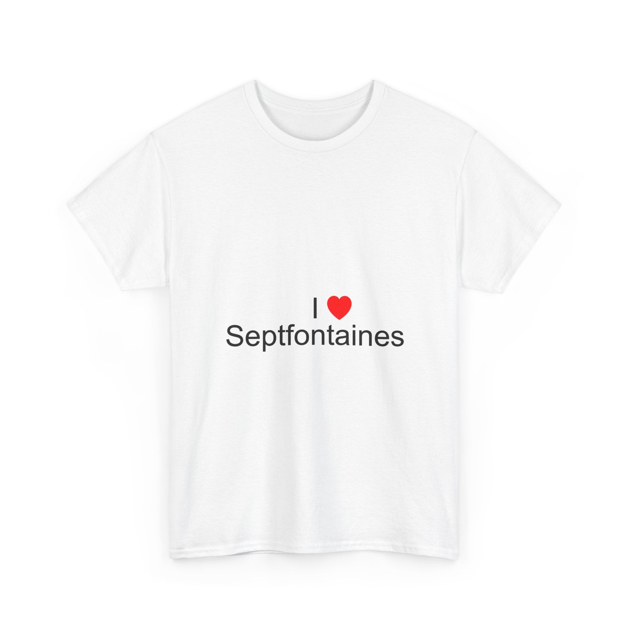 T-shirt I love septfontaines