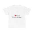 T-shirt I love saint-pierre-le-viger
