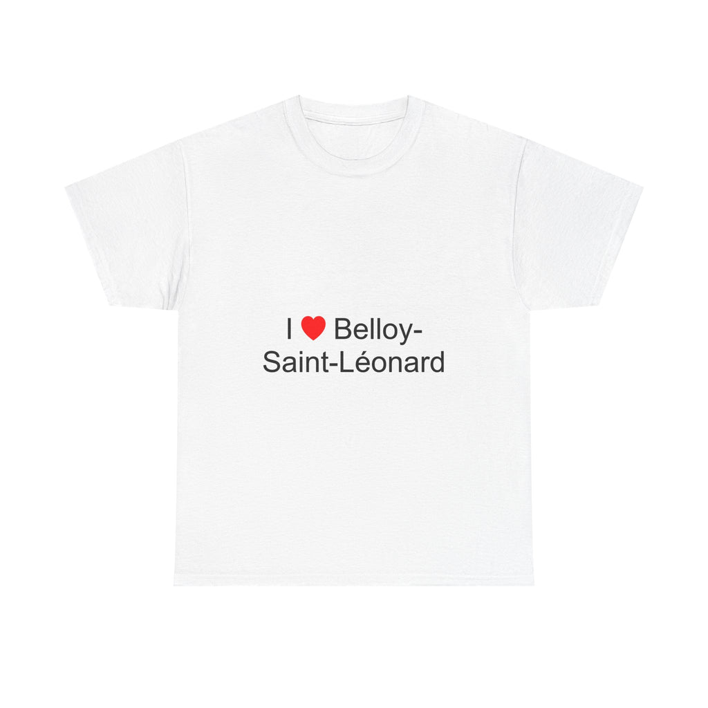 T-Shirt Ich liebe Belloy-Saint-Léonard