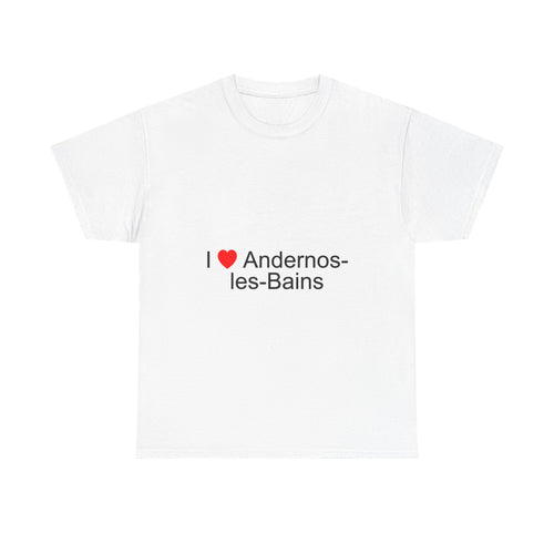 T-shirt I love andernos-les-bains