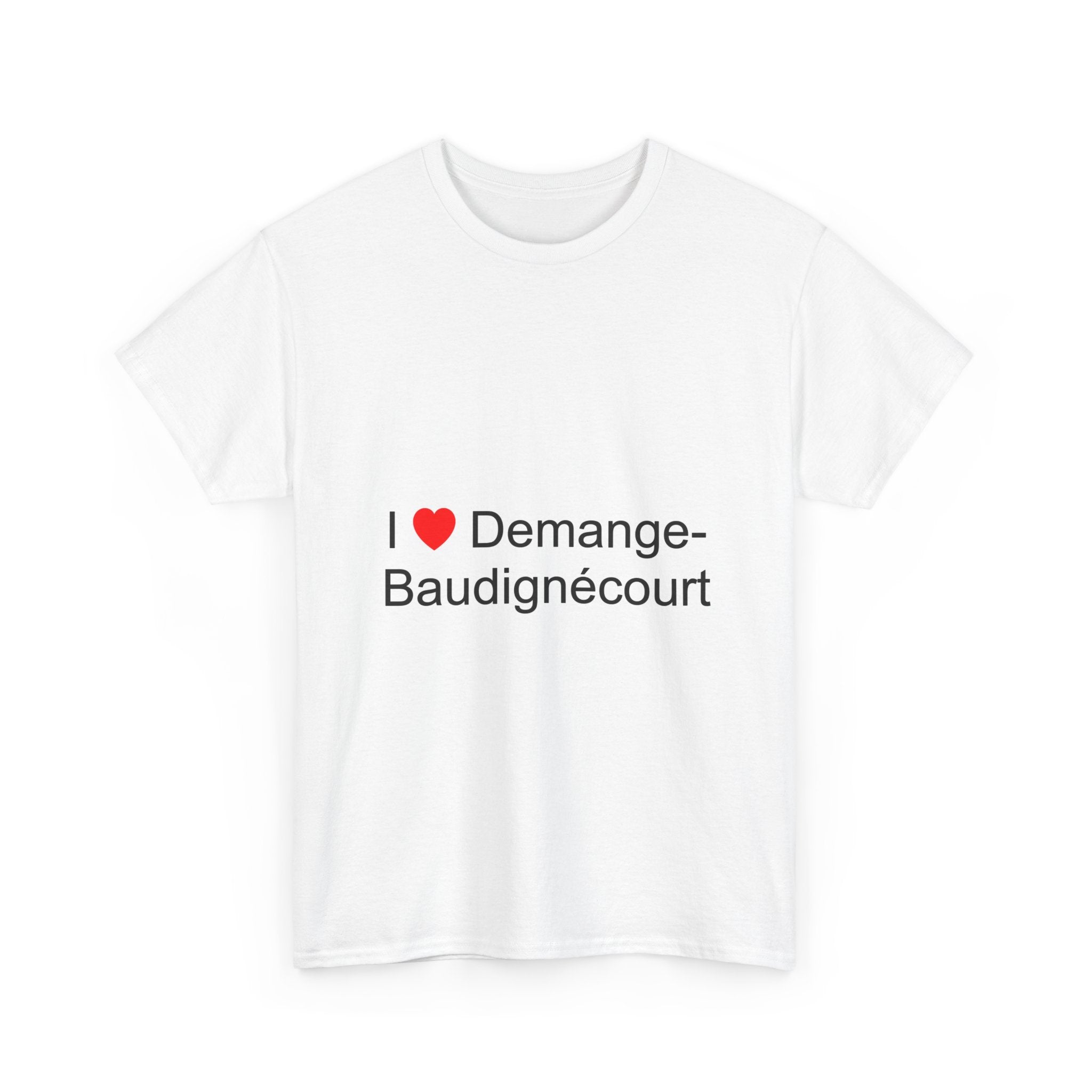 T-shirt I love demange-baudignécourt
