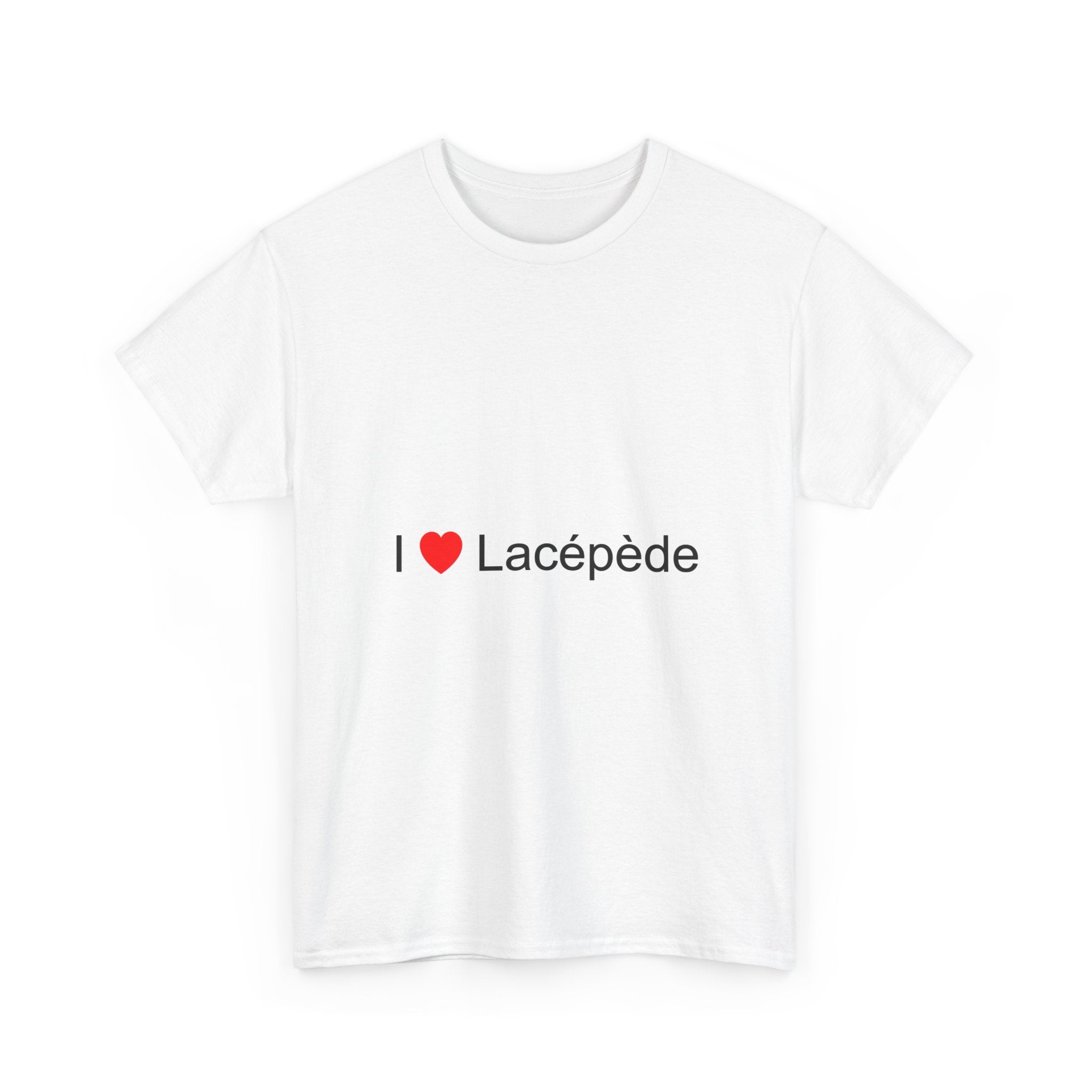 T-shirt I love lacépède
