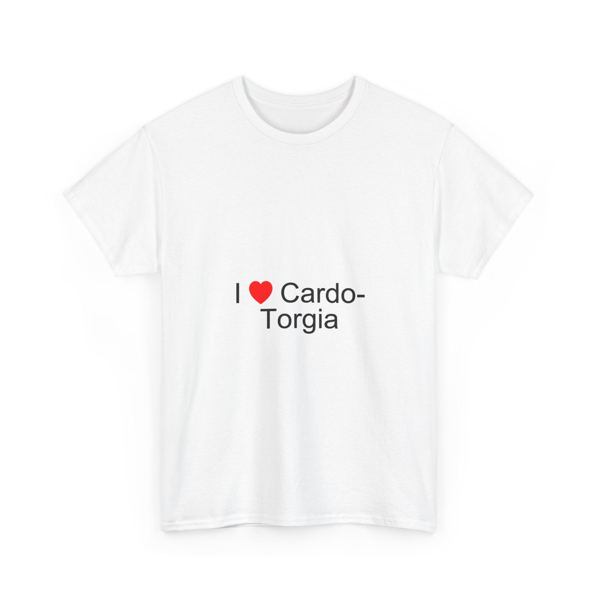 T-shirt I love cardo-torgia