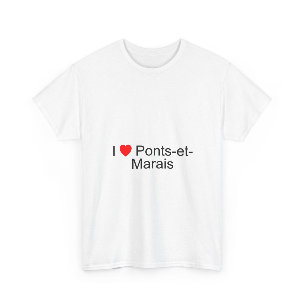 T-shirt I love ponts-et-marais