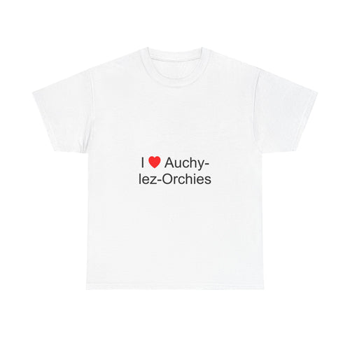 T-shirt I love Auchy-lez-Orchies