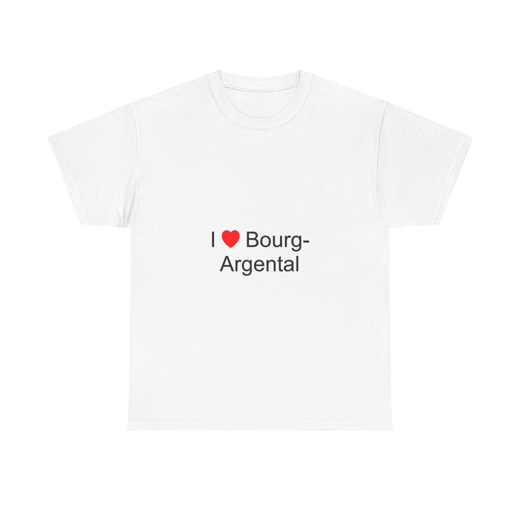 T-shirt I love bourg-argental