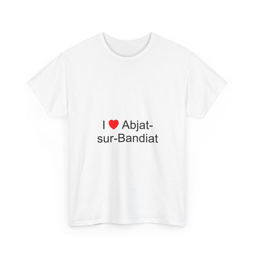 T-shirt I love abjat-sur-bandiat