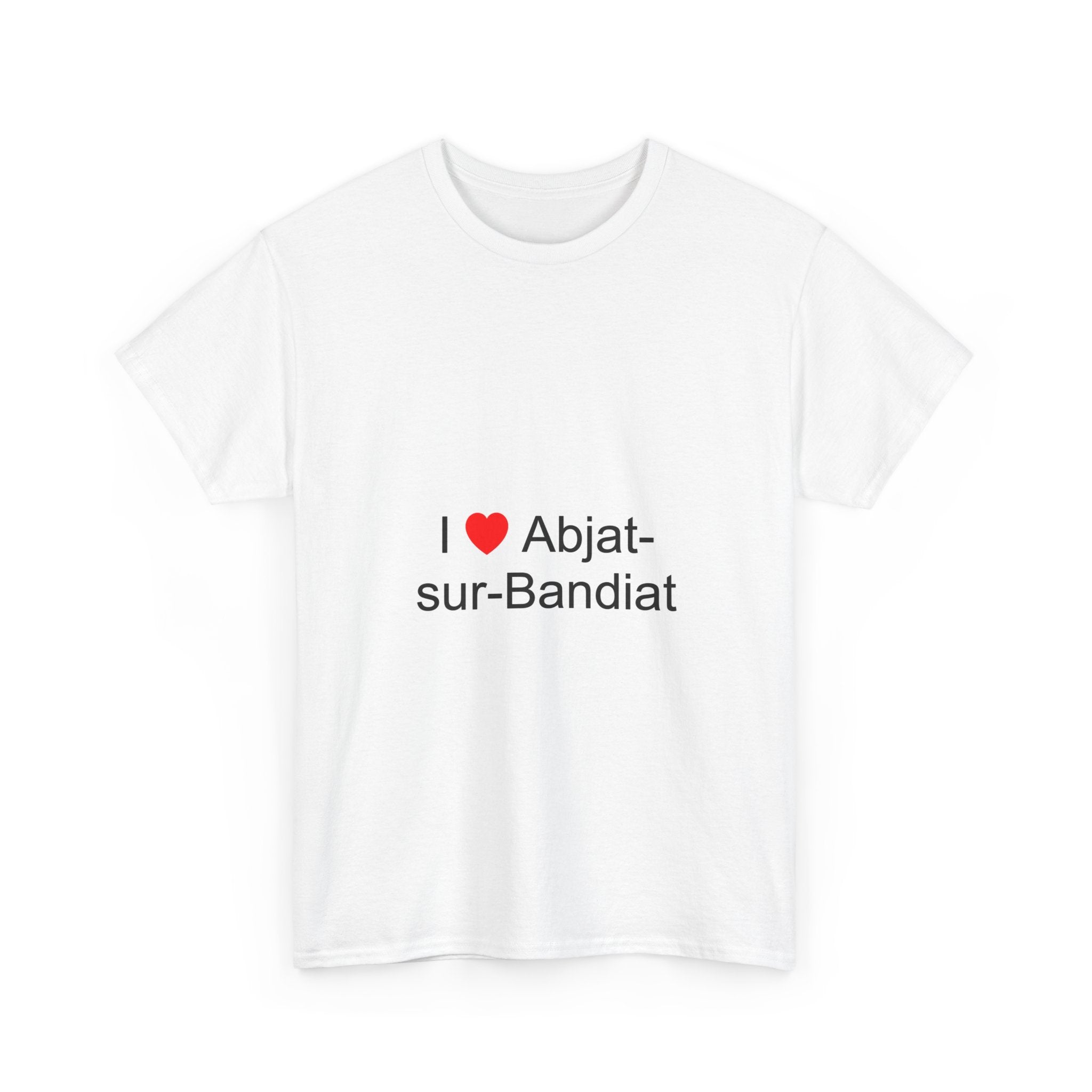 T-shirt I love abjat-sur-bandiat