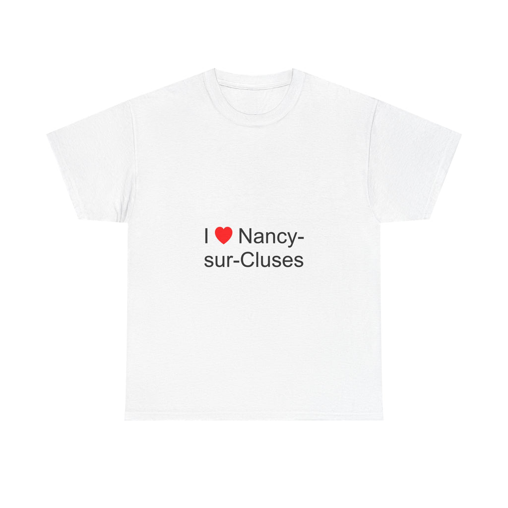 T-shirt I love nancy-sur-cluses