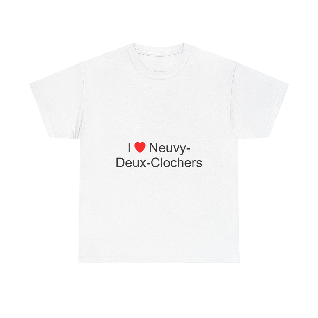 T-shirt I love neuvy-deux-clochers