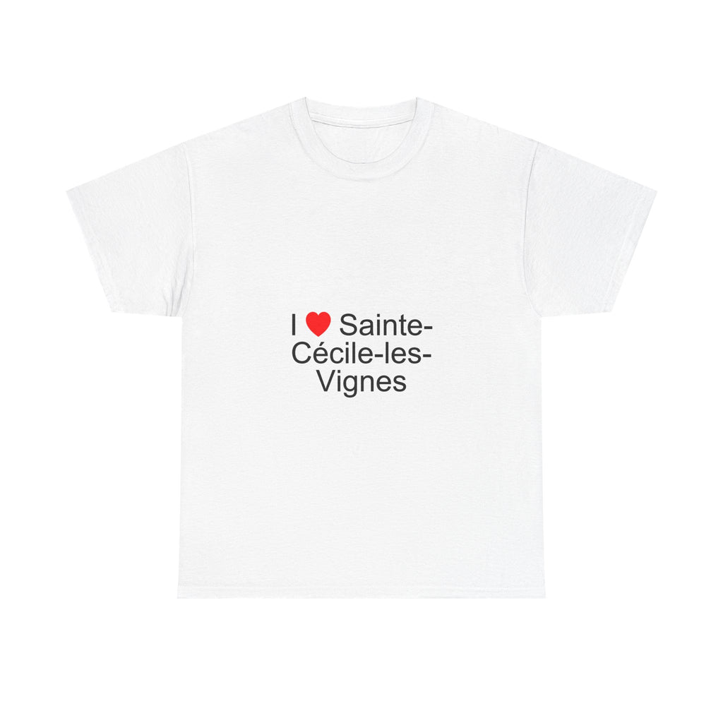 T-Shirt Ich liebe Sainte-Cécile-les-Vignes