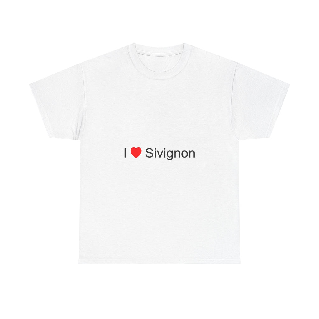 T-shirt I love sivignon