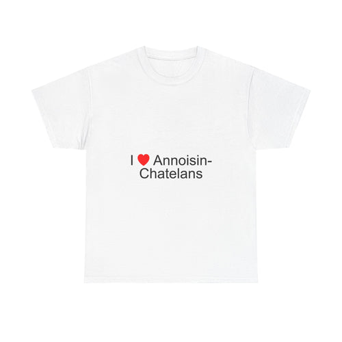 T-shirt I love annoisin-chatelans