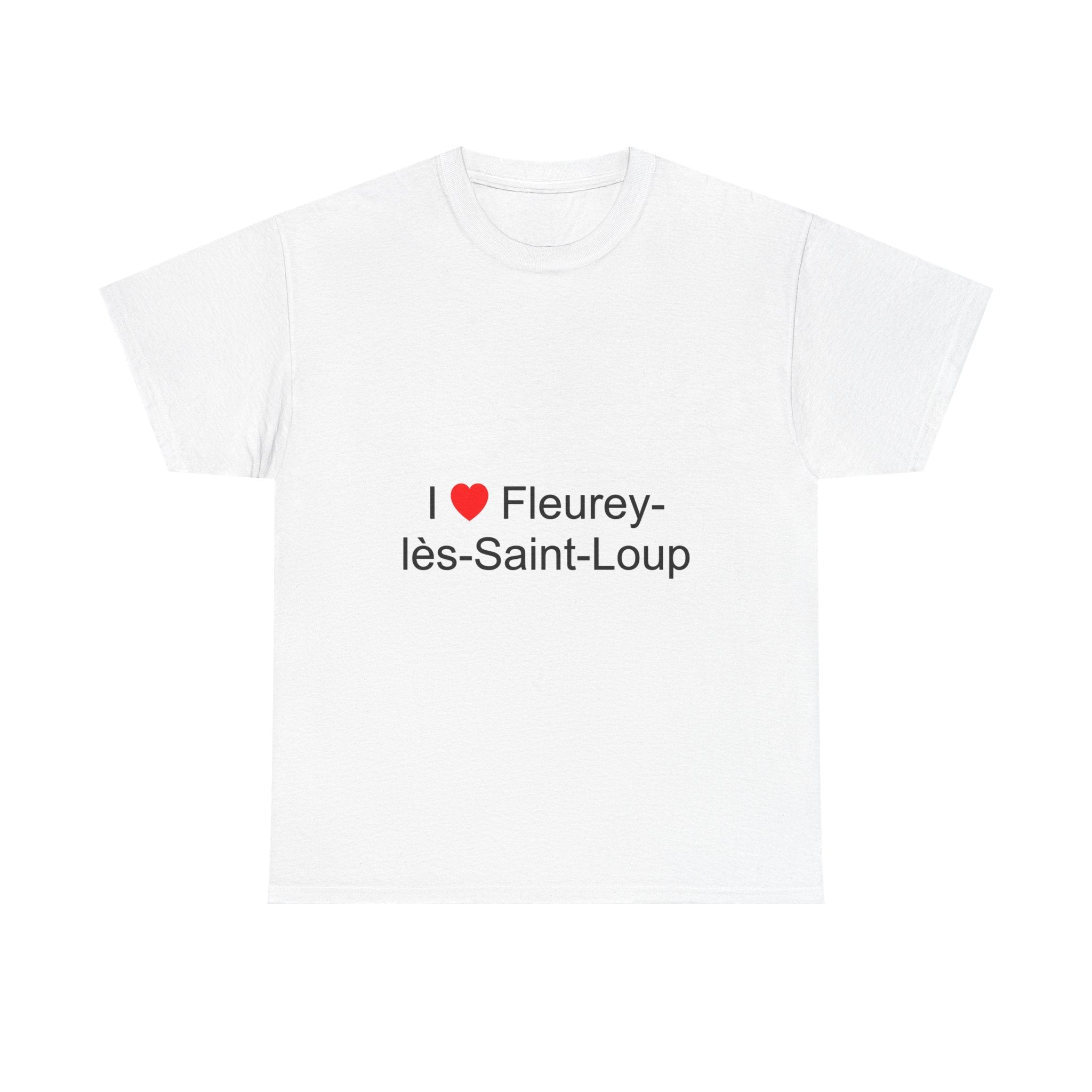 T-shirt I love fleurey-lès-saint-loup