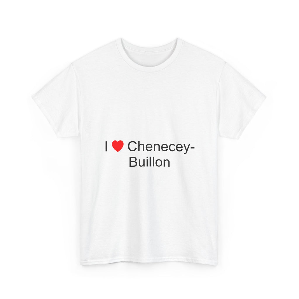 T-shirt I love chenecey-buillon