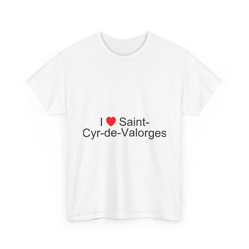 T-shirt I love saint-cyr-de-valorges