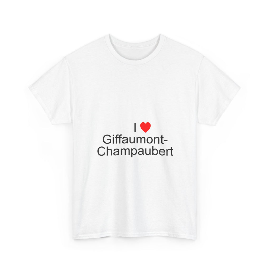 T-shirt I love giffaumont-champaubert