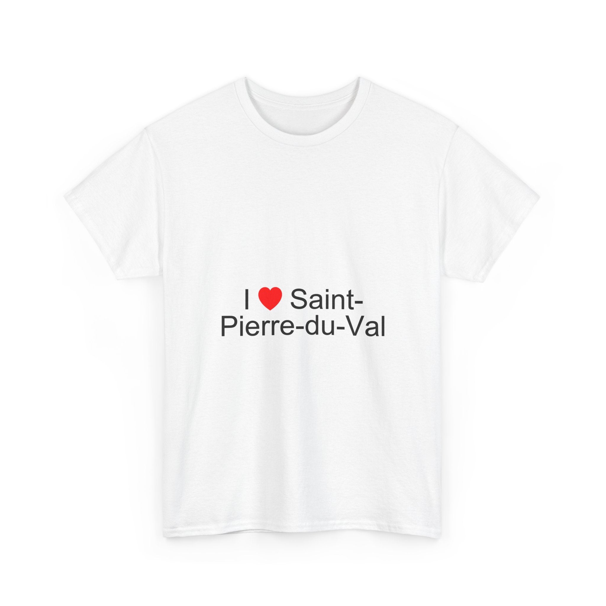 T-Shirt „Ich liebe Saint-Pierre-du-Val“