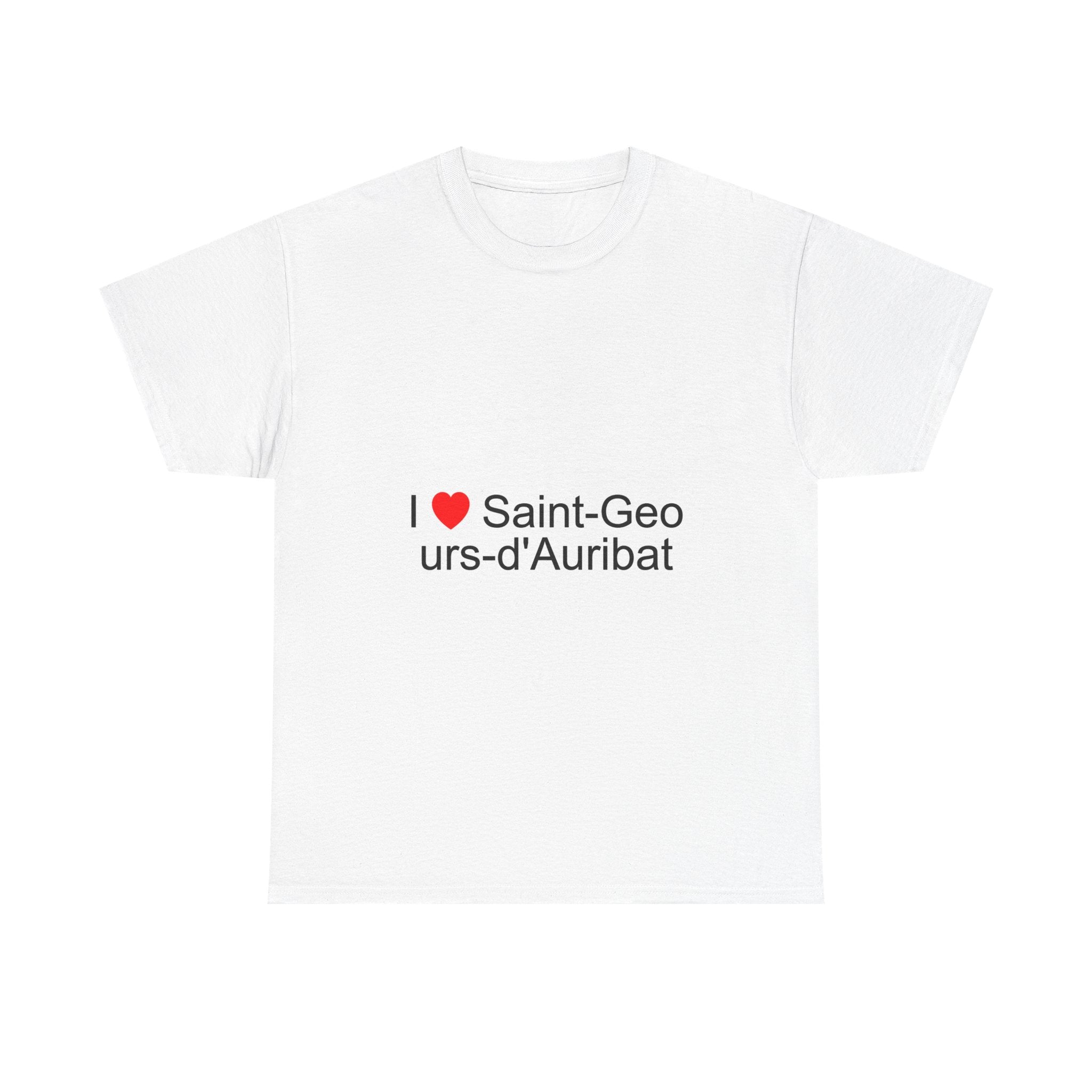 T-shirt I love saint-geours-d'auribat