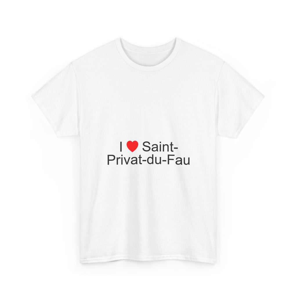 T-shirt I love saint-privat-du-fau