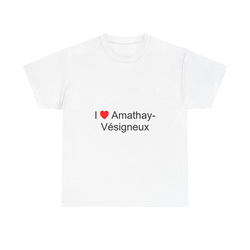 T-shirt I love amathay-vésigneux