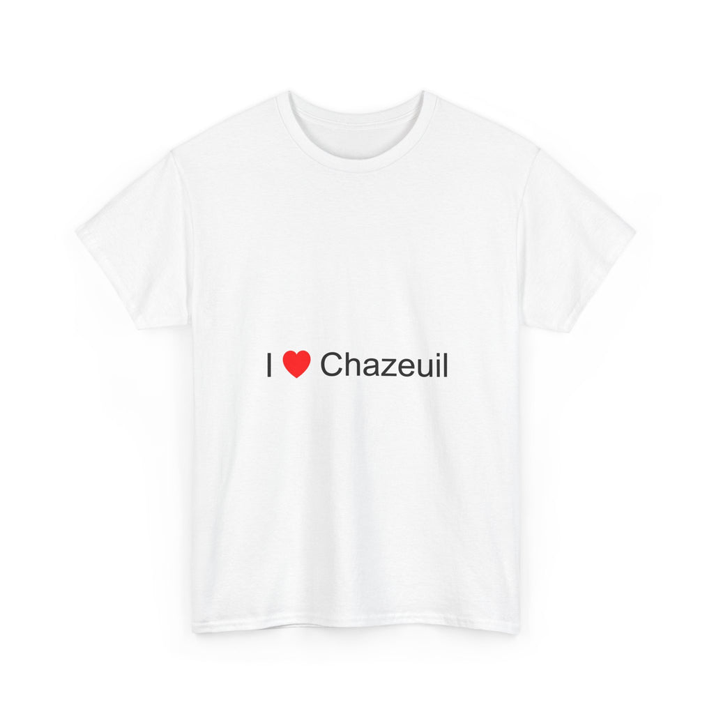 T-Shirt Ich liebe Chazeuil