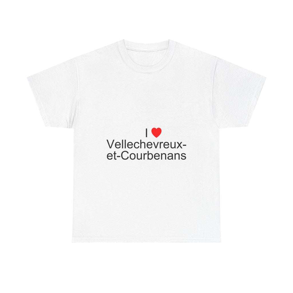 T-shirt I love vellechevreux-et-courbenans