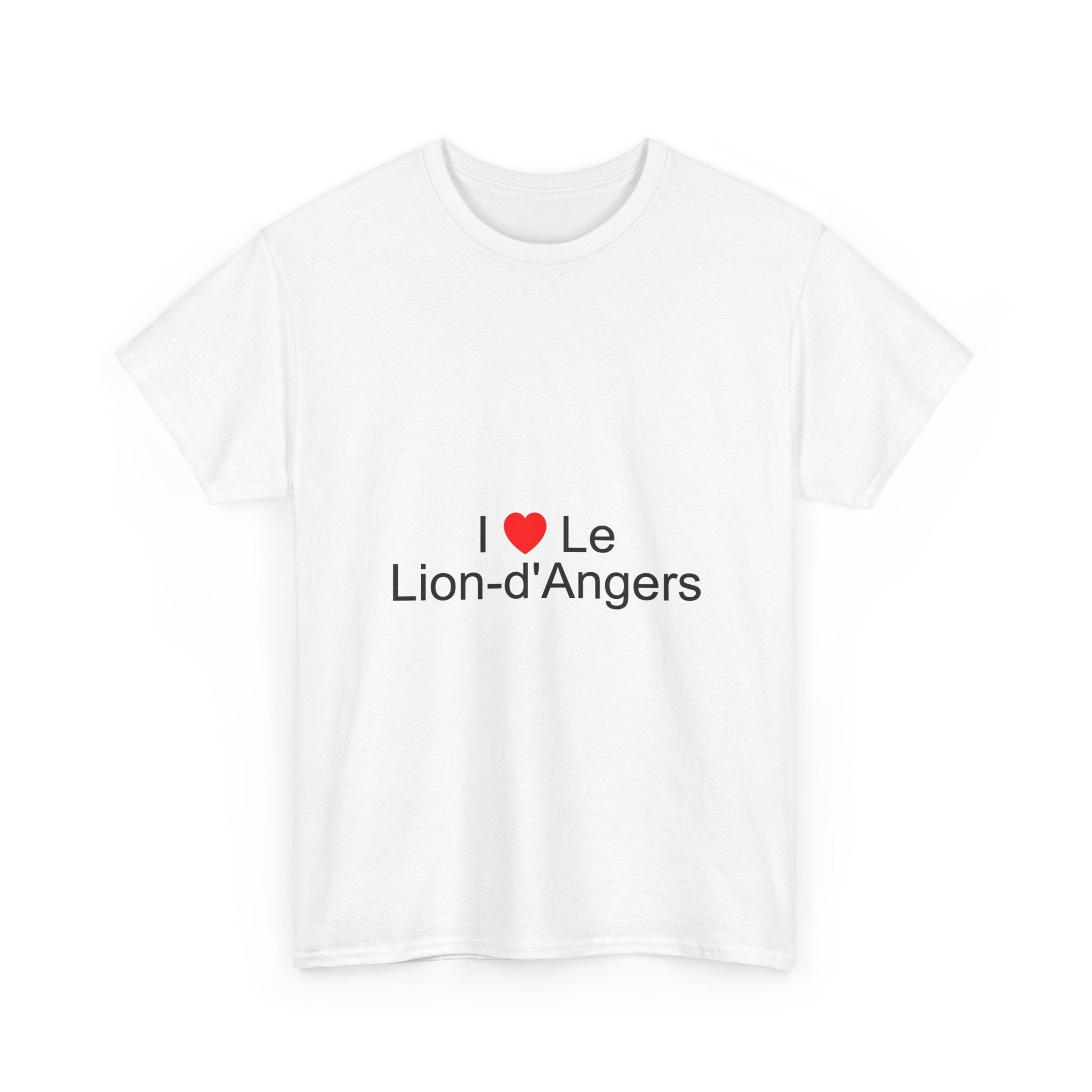 T-shirt I love le lion-d'angers