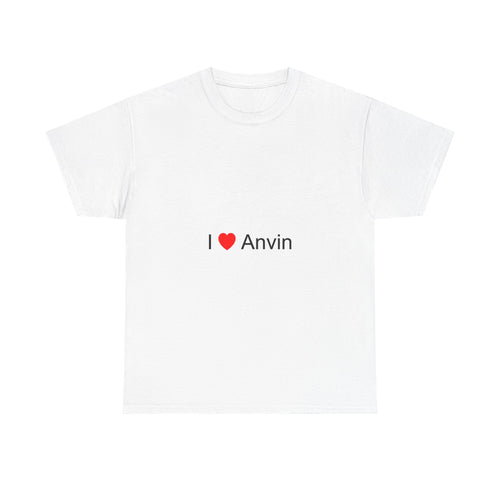 T-shirt I love Anvin