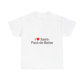 T-shirt I love saint-paul-de-baïse