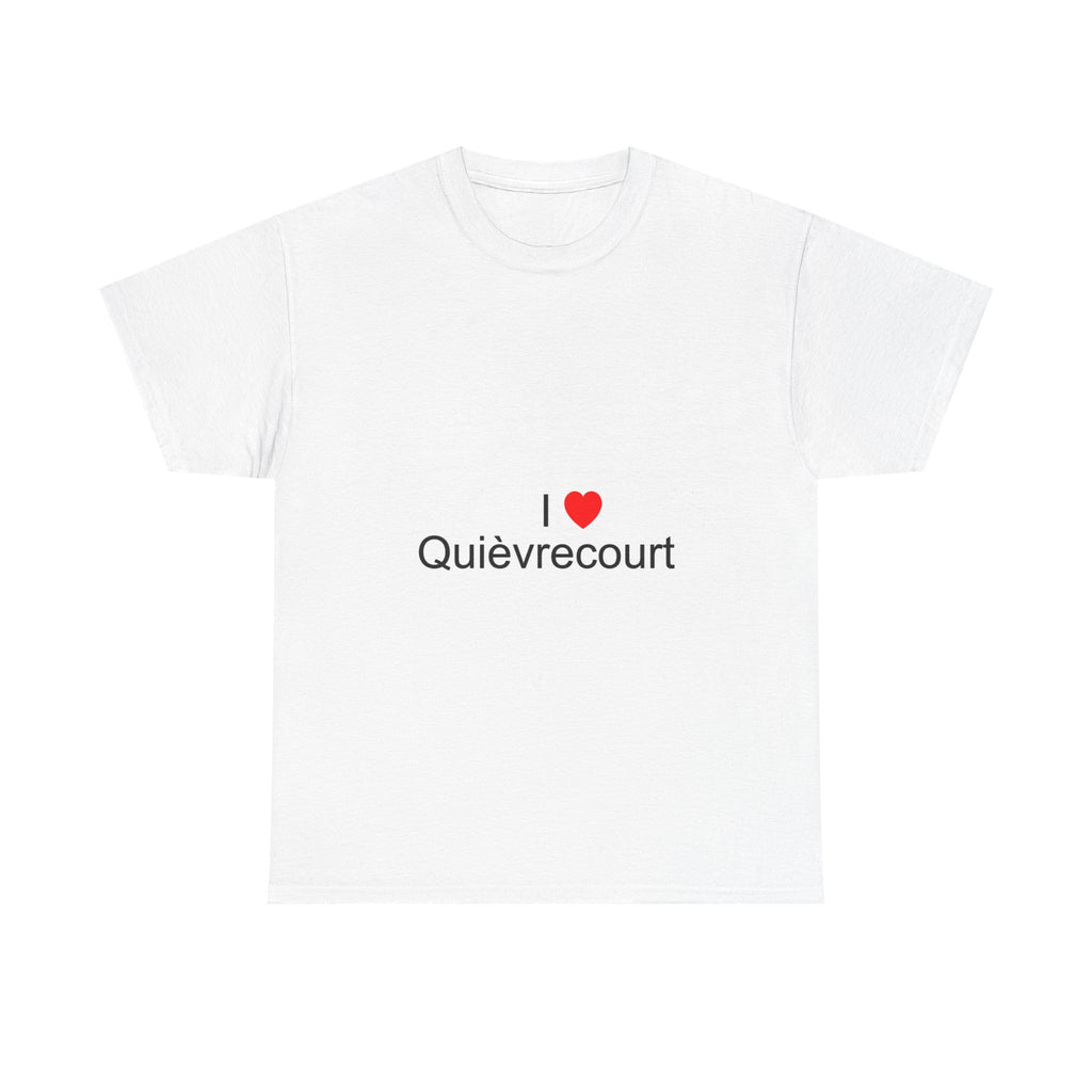 T-shirt I love quièvrecourt