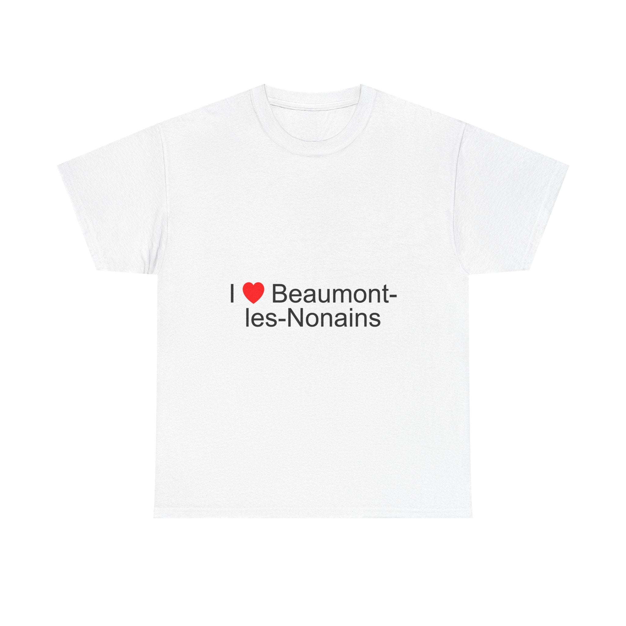 T-shirt I love beaumont-les-nonains
